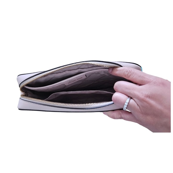 Michael Kors Jet Set Crossbody Bag Pink Saffiano Leather - Picture 4 of 8